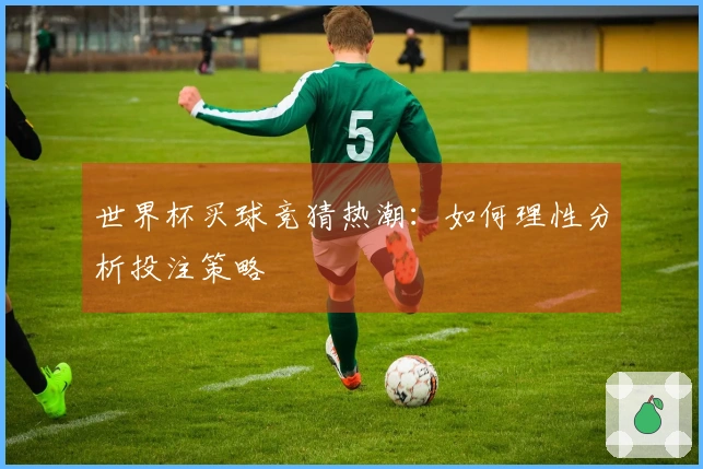 世界杯买球竞猜热潮:如何理性分析投注策略